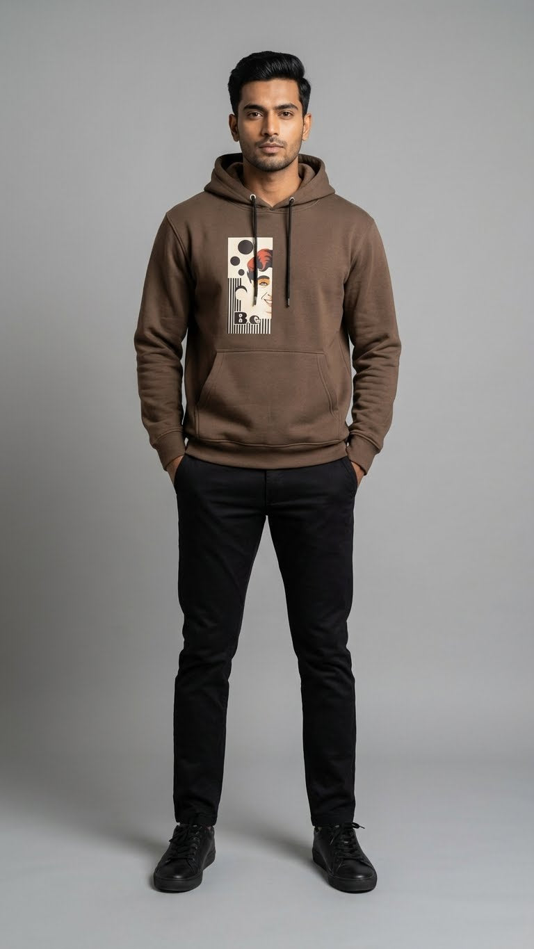 Charlie Clay Graphic Hoodie for Men