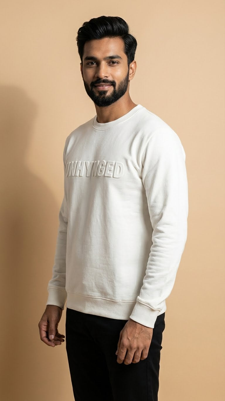Off-White Minimal Embossed Sweatshirt