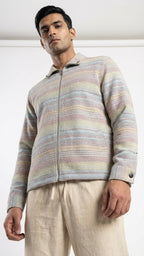 Multi-Shade Blanket Jacket