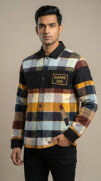 Orange Multi Check Jacket