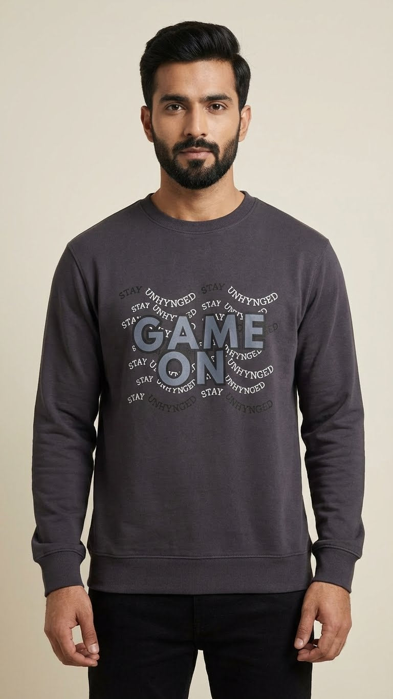 D-Grey GAME ON Sweatshirt