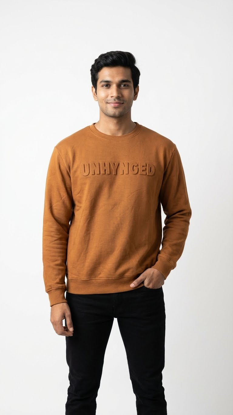 UNHYNGED Embossed Sweatshirt