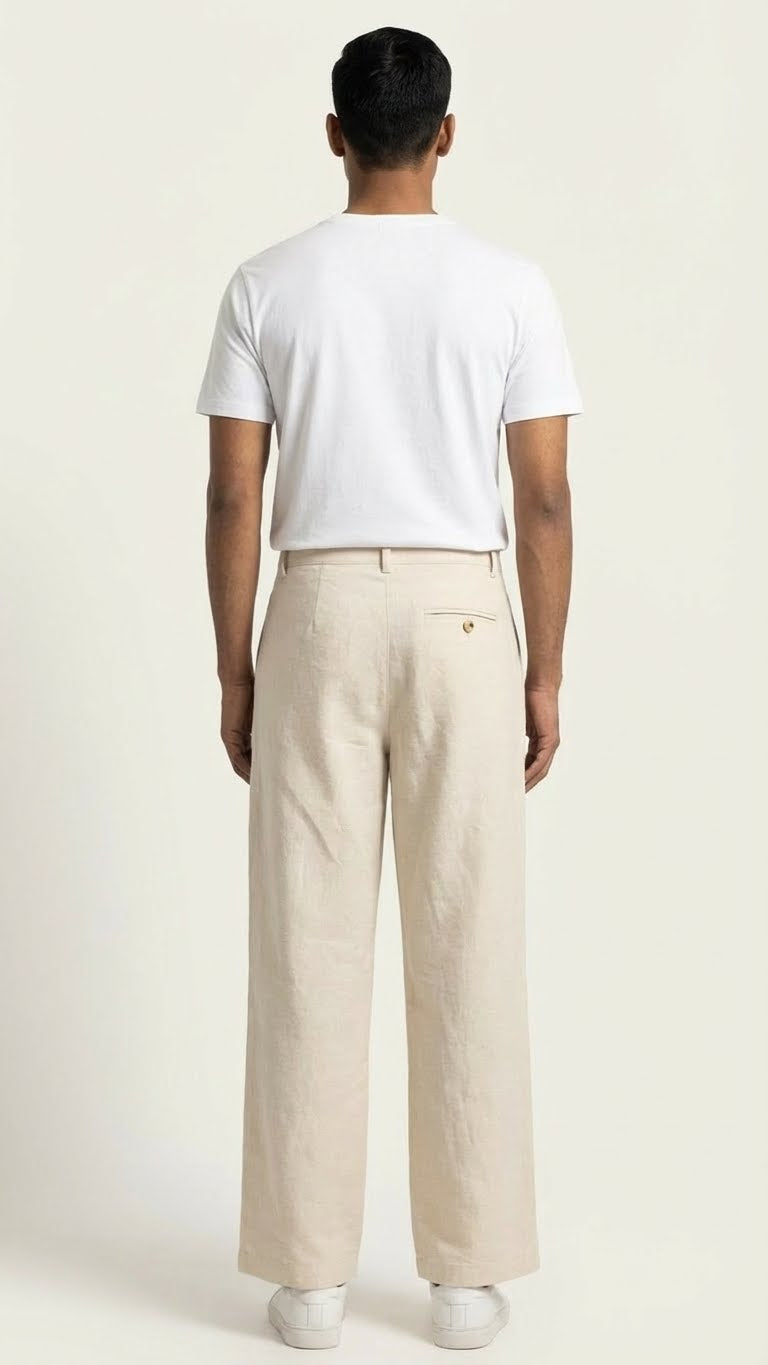 Canvas Ecru  Pant