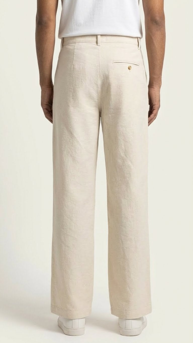 Canvas Ecru  Pant