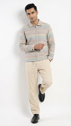 Multi-Shade Blanket Jacket