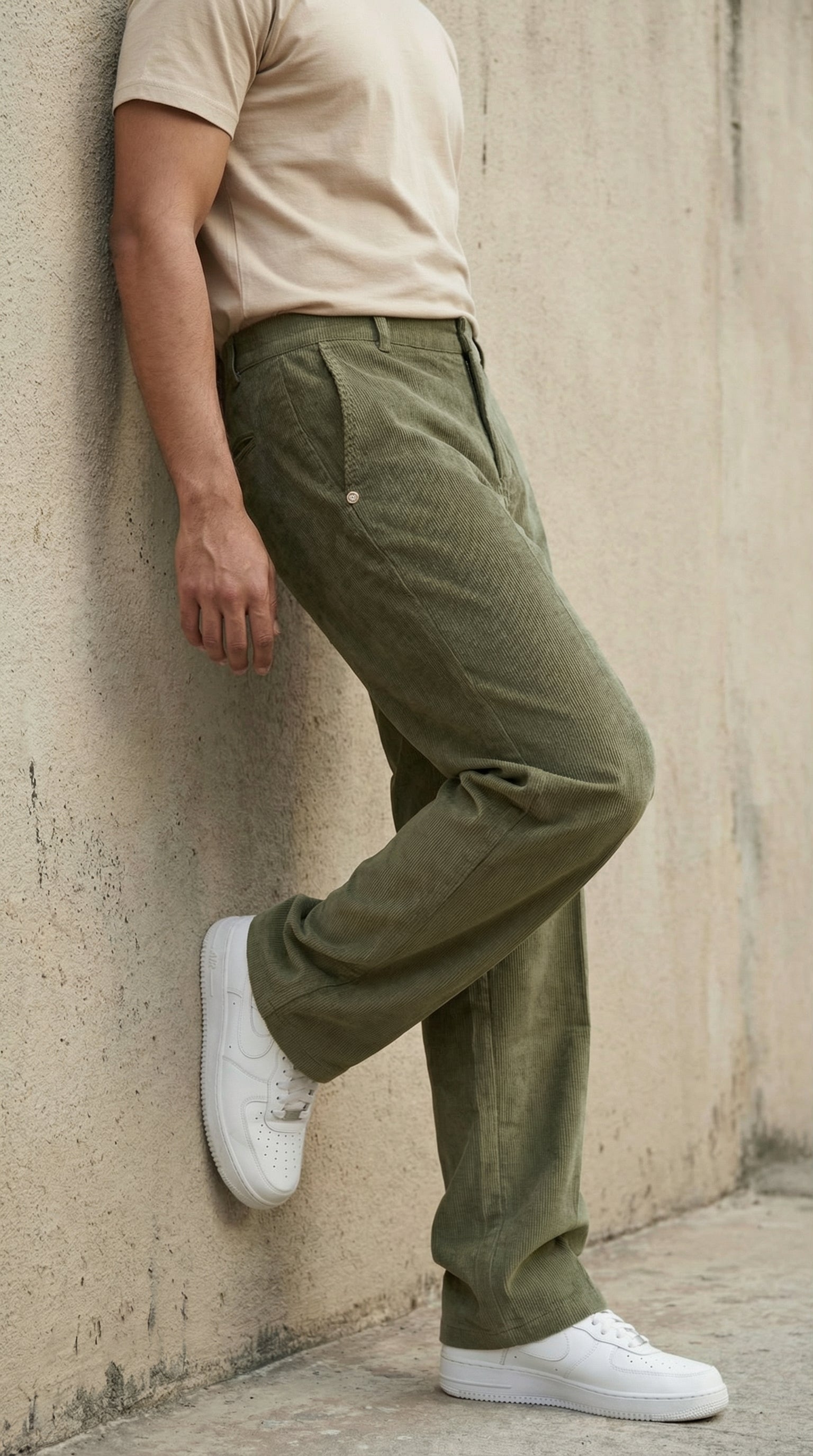 Green Corduroy Pant