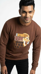 No Hynges To Give Lion Sweatshirt