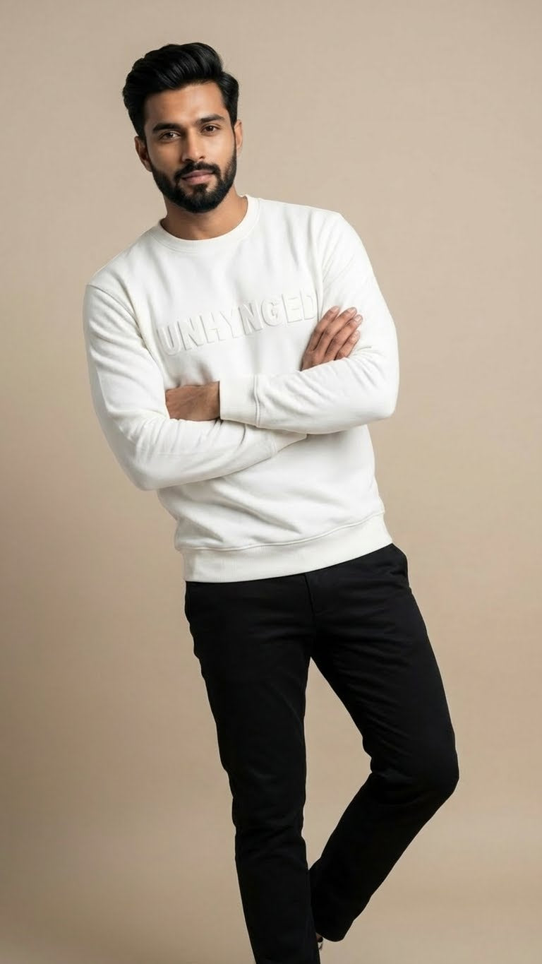 Off-White Minimal Embossed Sweatshirt