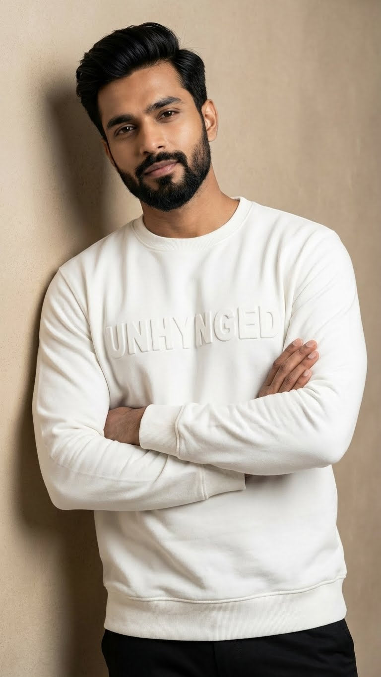 Off-White Minimal Embossed Sweatshirt