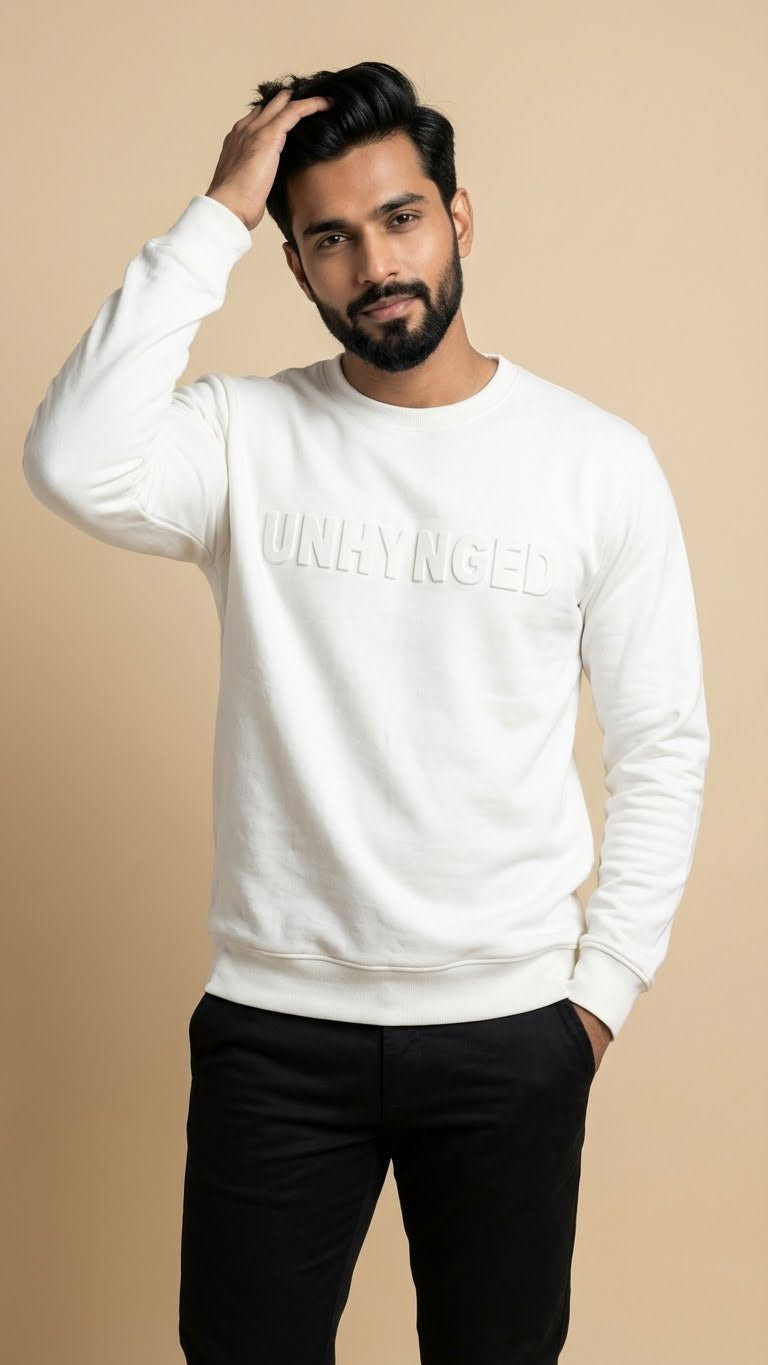 Off-White Minimal Embossed Sweatshirt