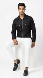 Black Twill Jacket