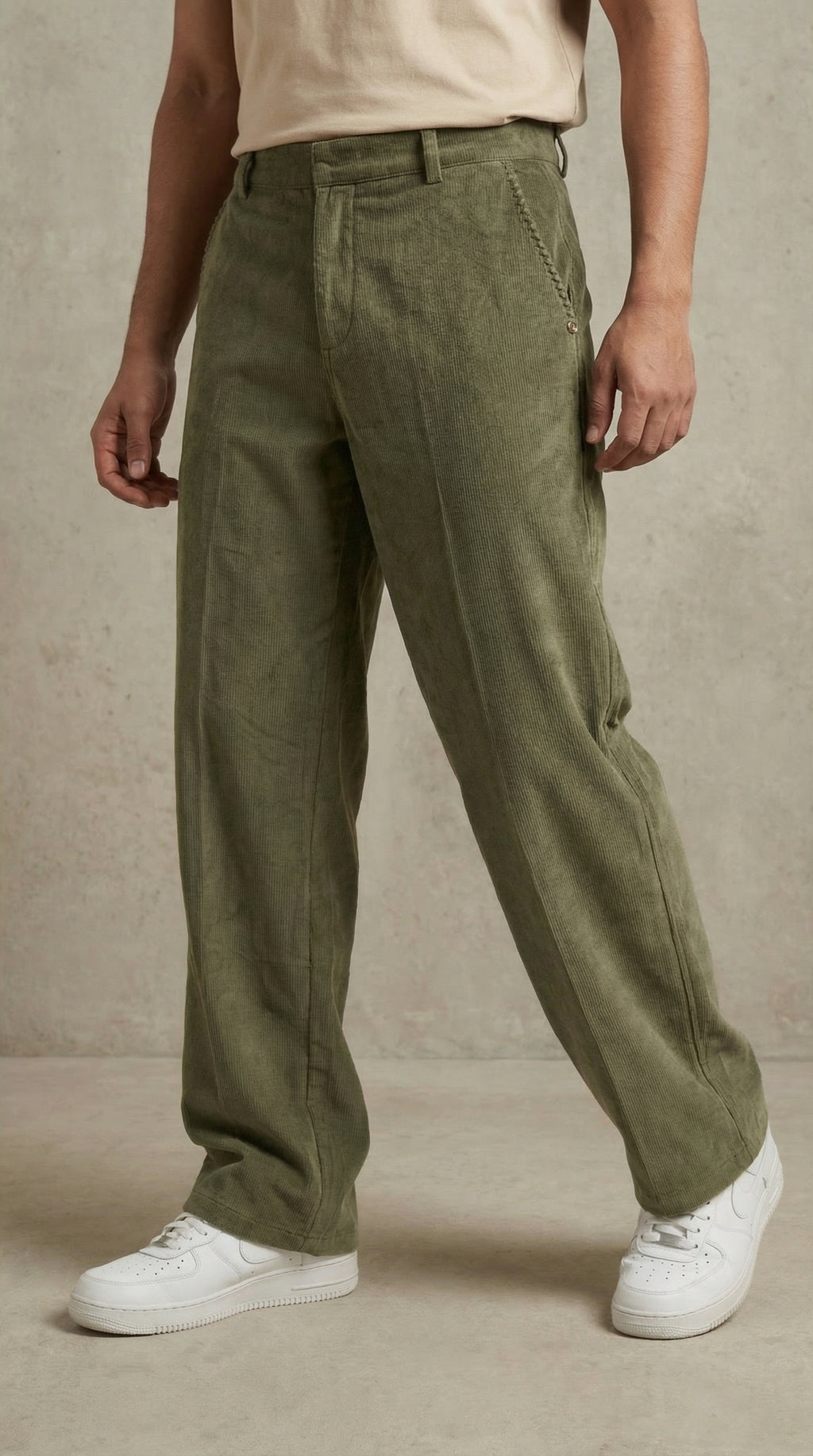 Green Corduroy Pant
