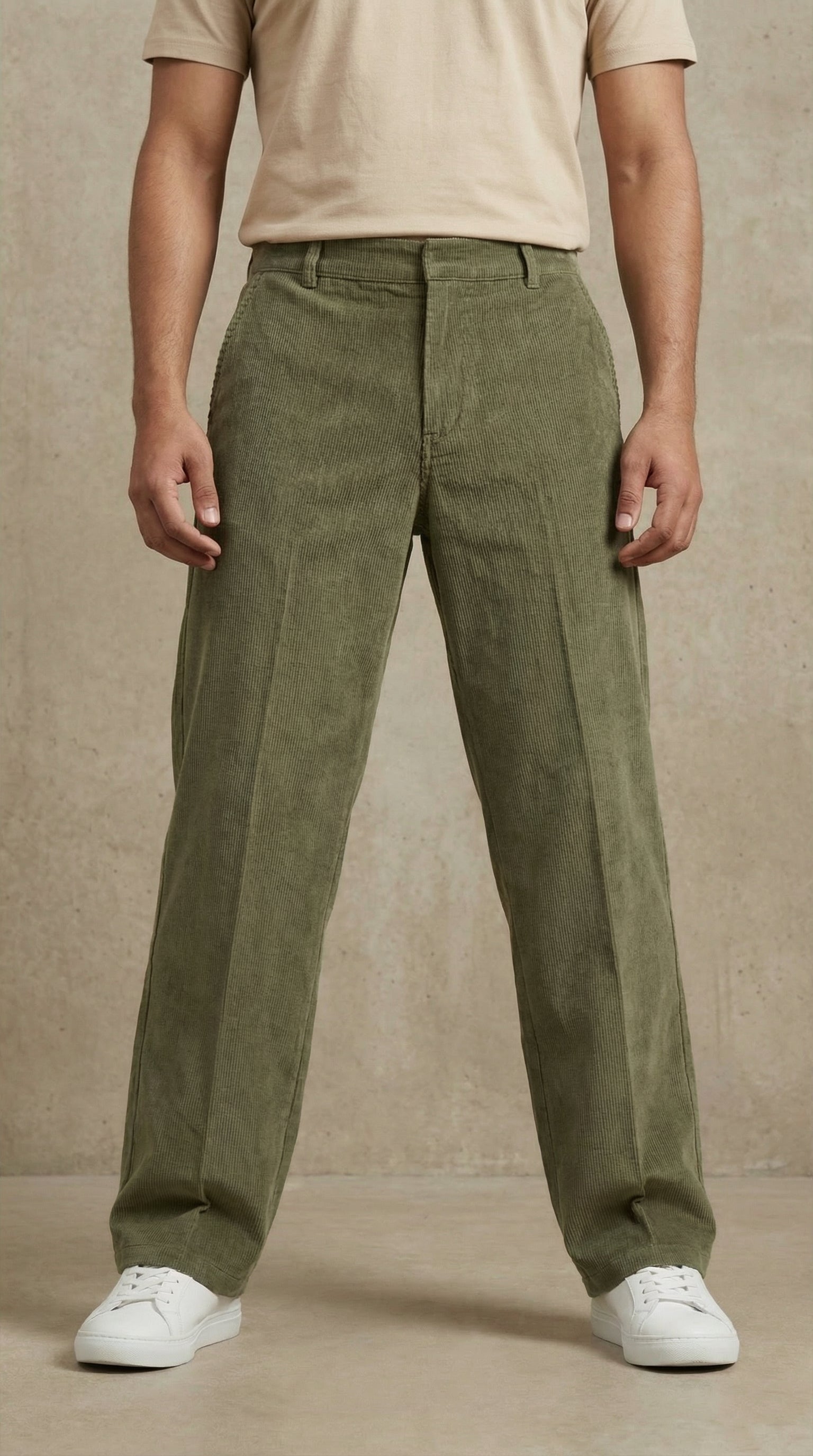Green Corduroy Pant