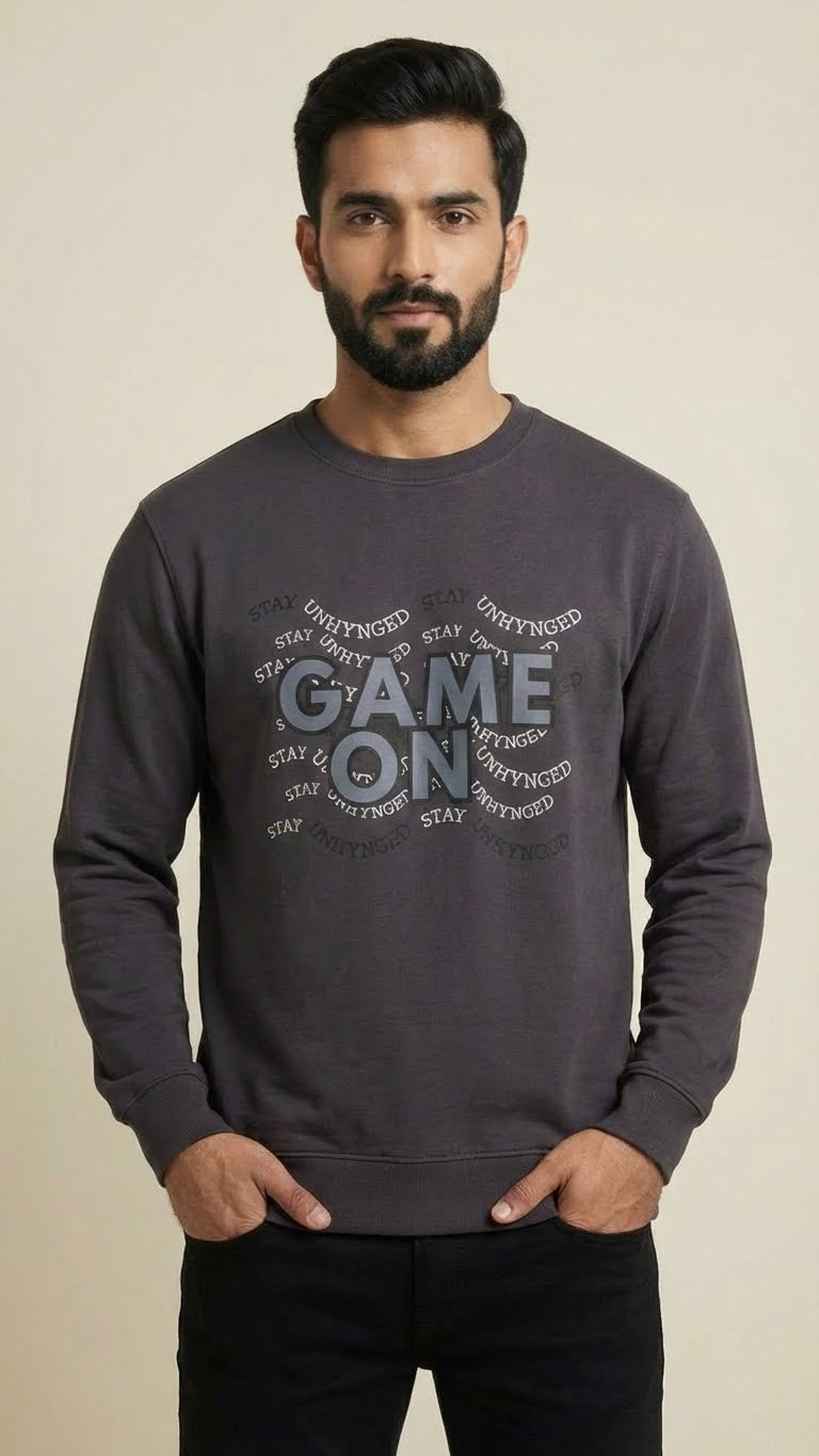 D-Grey GAME ON Sweatshirt