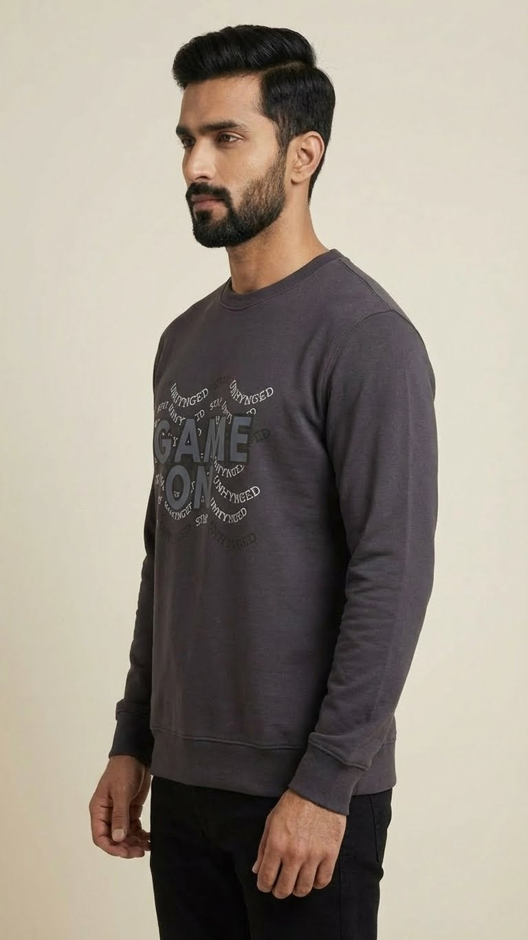 D-Grey GAME ON Sweatshirt