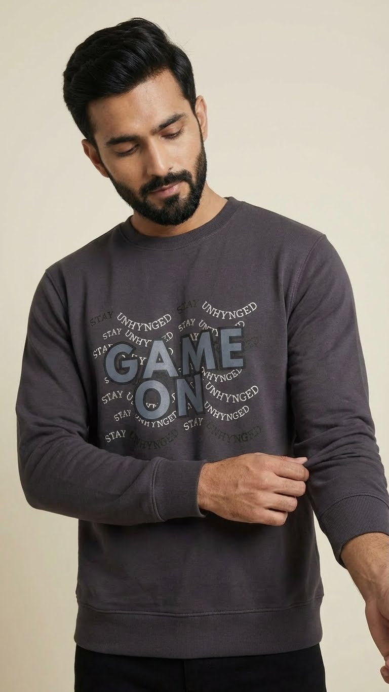 D-Grey GAME ON Sweatshirt