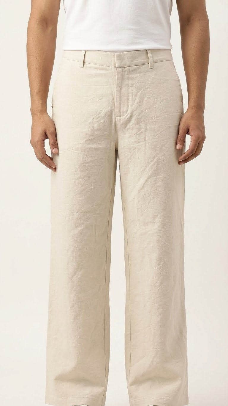 Canvas Ecru  Pant