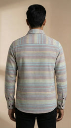 Multi-Color Textured Shirt for Men