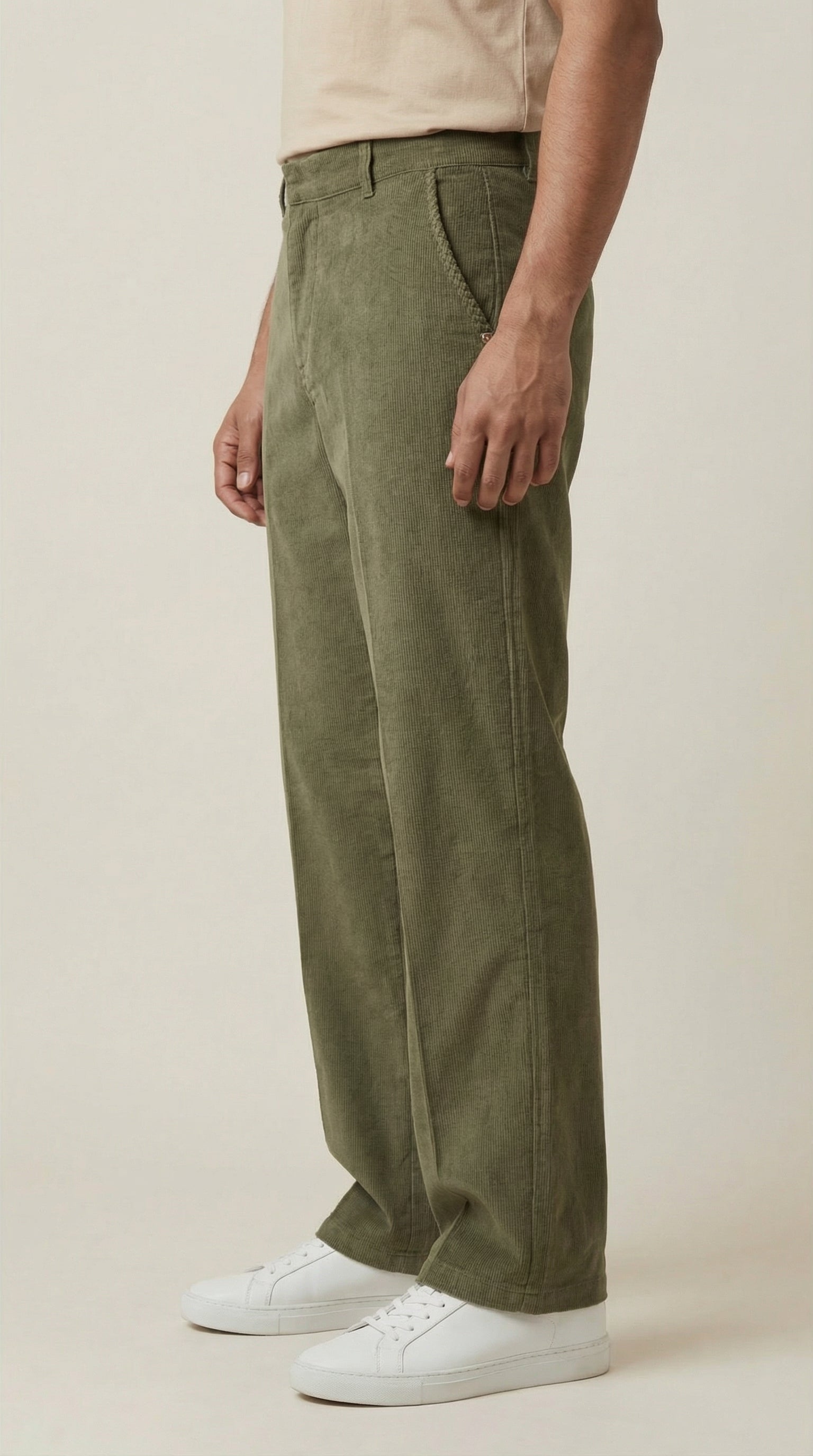 Green Corduroy Pant