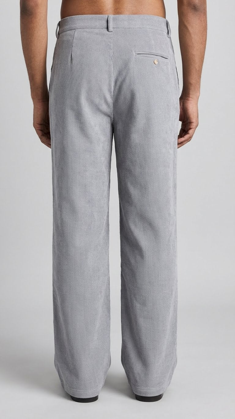 Grey Corduroy Pant