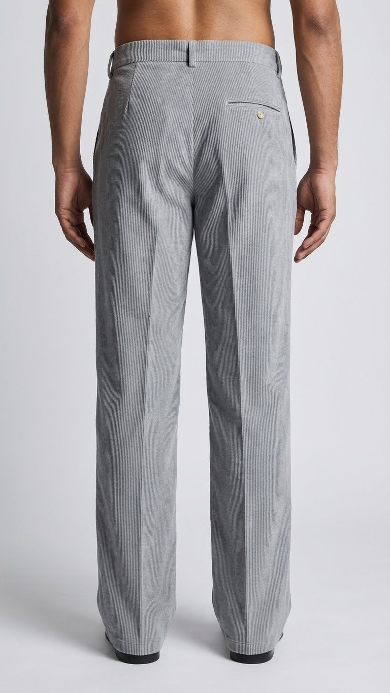 Grey Corduroy Pant