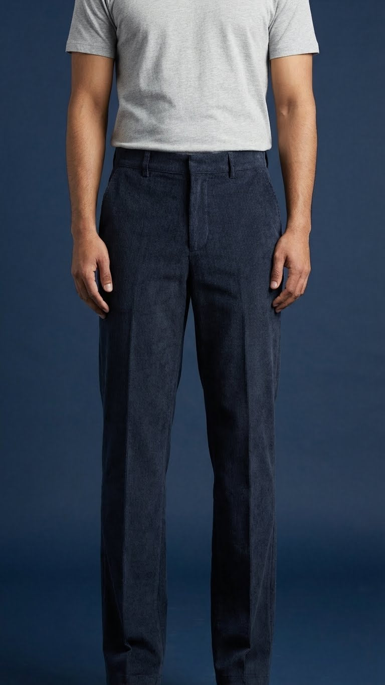 Navy Corduroy Pant