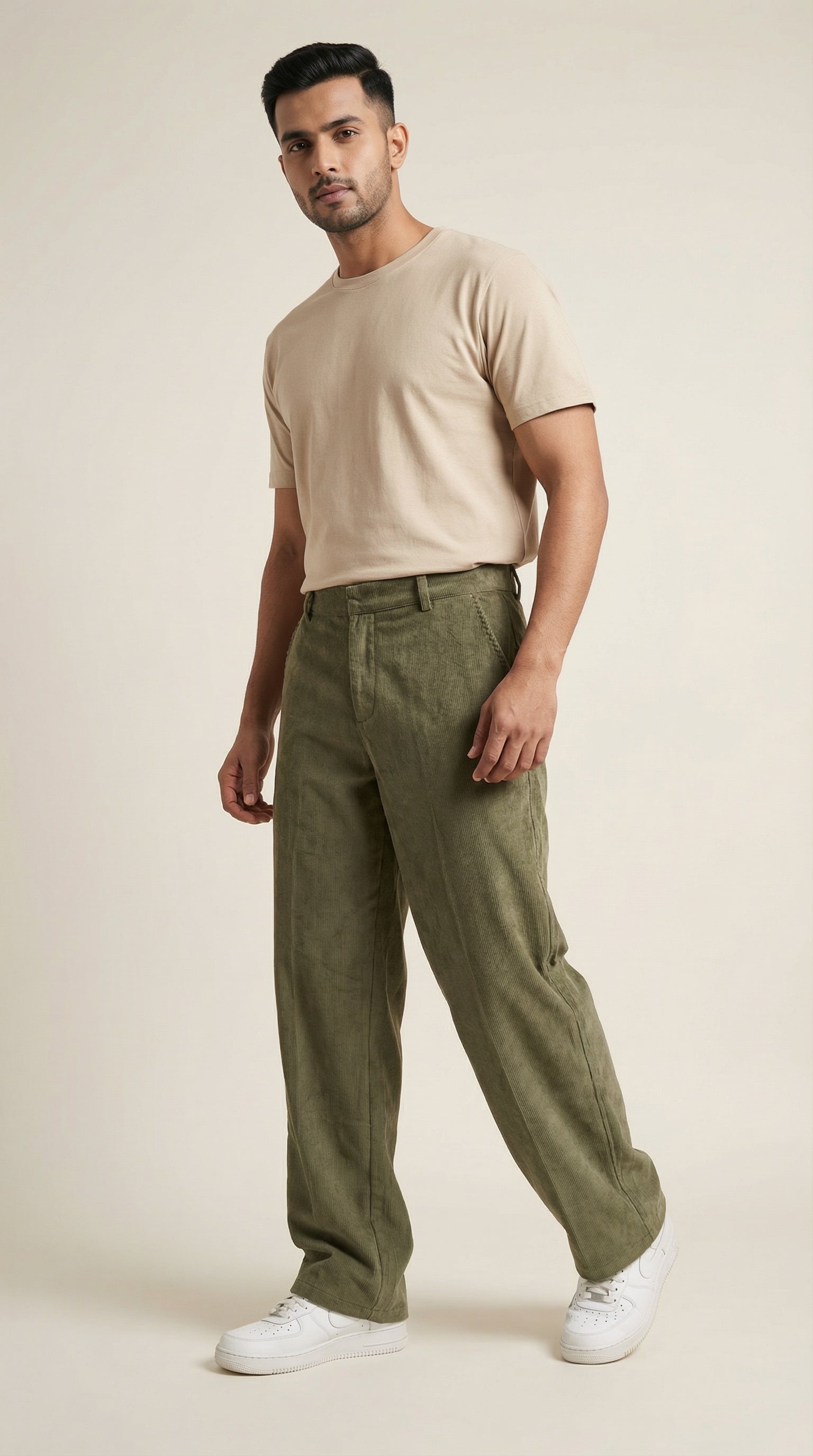 Green Corduroy Pant