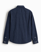 Ubhra Midnight Textured Cotton Shirt