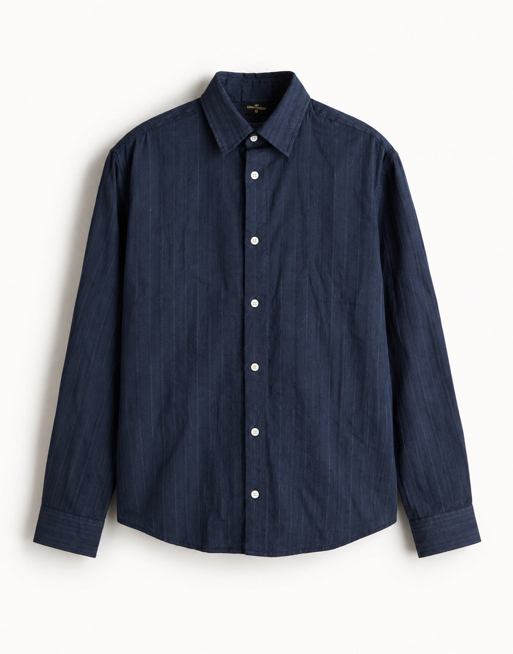 Ubhra Midnight Textured Cotton Shirt