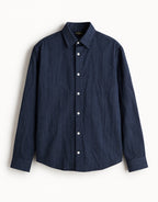 Ubhra Midnight Textured Cotton Shirt