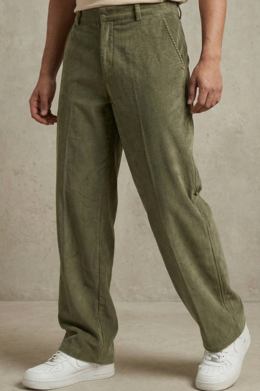 Green Corduroy Pant
