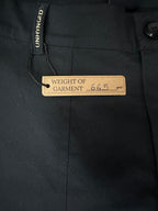 Men's Black Cargo Pants – Wide Leg Multi-Pocket Cargo Trousers weight tag 665 gm 