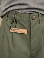 Men's Green Cargo Pants – Multi-Pocket Utility Trousers